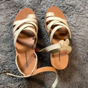 Lucky brand sandals size 7.